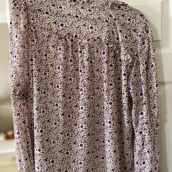 Max Studio Floral Flouncy Blouse - Picture 2 of 4